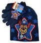 Preview: schönes Winterset Paw in blau mit Handschuhen